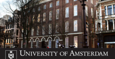 Merit Scholarship at University of Amsterdam in Netherlands 2021